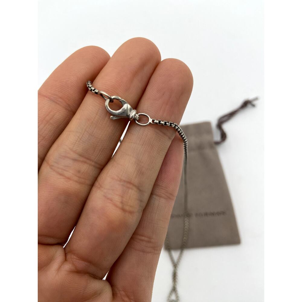 David Yurman Petite Albion Pendant Necklace in Sterling Silver - Picture 6 of 9